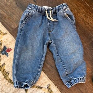 Zara Kids Blue Elastic Waist Jeans